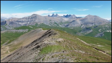 Les Aiguilles d’Arves et Aiguille du Goléon.