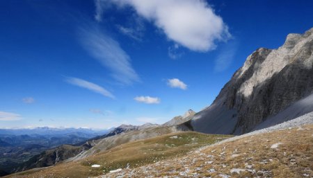 Arrivé à Pié Gros, vue dans le rétro.