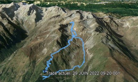 Circuit par Gps Garmin sur Google Earth