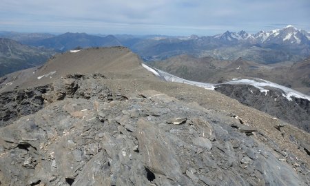 Vue sur la longue crête panoramique.