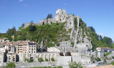 La citadelle de Sisteron.