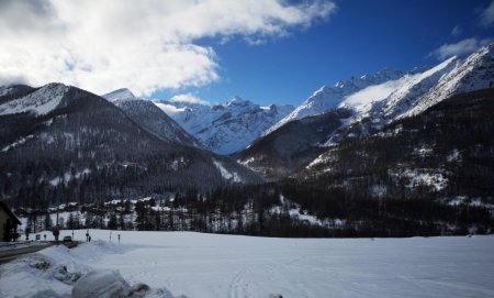 Sur la route, vers le Monêtier-les-bains