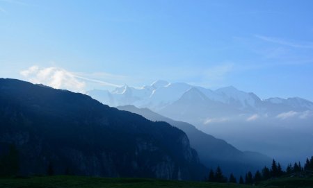 Matin sur le Mont Blanc