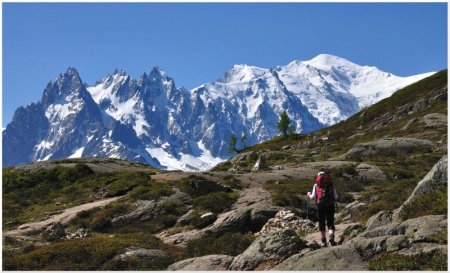 Sur le balcon des aiguilles rouges