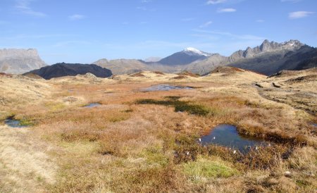 Vue sur le Buet et la chaîne des Fiz