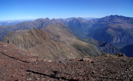 Belledonne Mont Blanc Grandes Rousses, et Grand Galbert au nord du massif