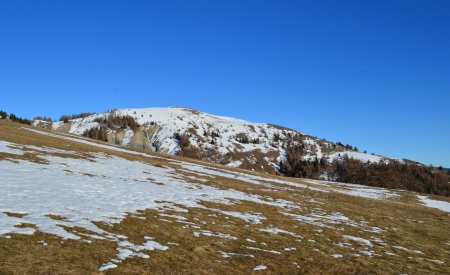 Le Mont Brussière vu des environs de la Cabane