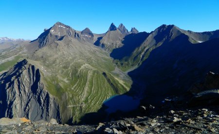 Arrivée sur la crête.