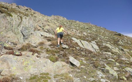 Montée vers le Pic de l’Agnelin