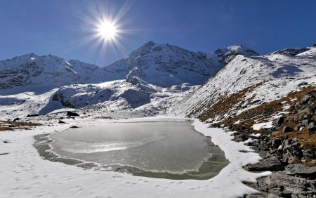 Le lac de Riondaz