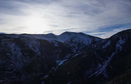 plateau de Chine et sommet des Monges ...