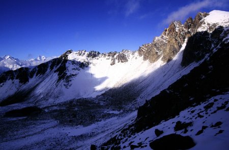 En montant à la crête de Casse Blanche.