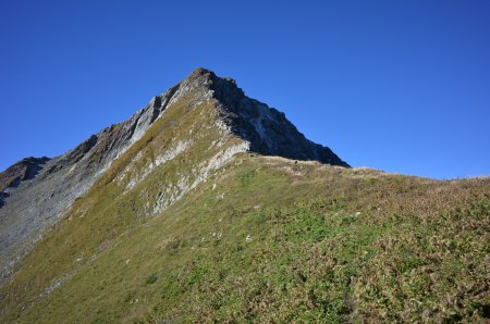 Arrivée en vue de l’arête finale