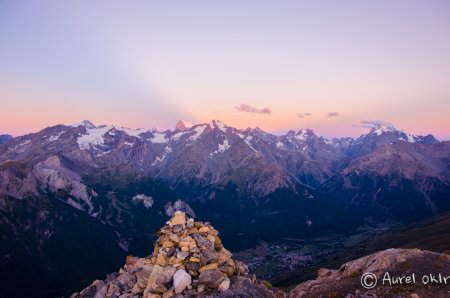 Les Ecrins à l’aube