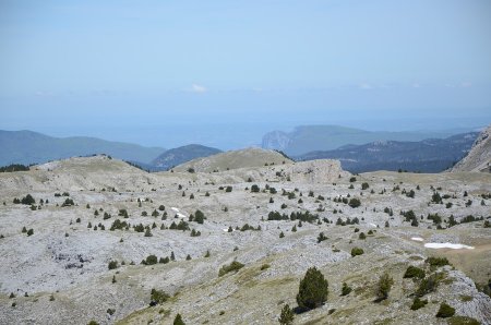 Vue vers l’Ouest et le Royans