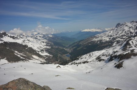 vue arrière sur Méribel