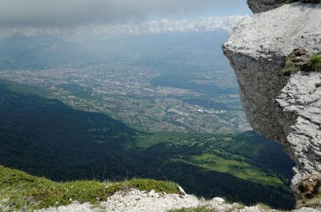 Vue plongeante sur Grenoble