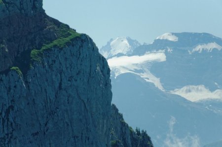 L’Aiguille d’Argentière derrière le Grand Mont Ruan