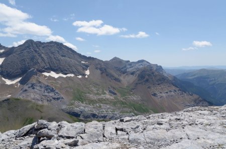 Du sommet Est, belle vue côté Espagne