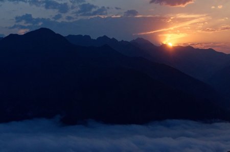 Lever de soleil du côté du Pic du Midi de Bigorre