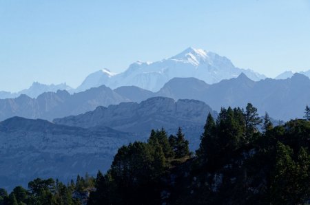 Le Mont Blanc domine tout