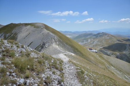 La crête après le Monte Portella