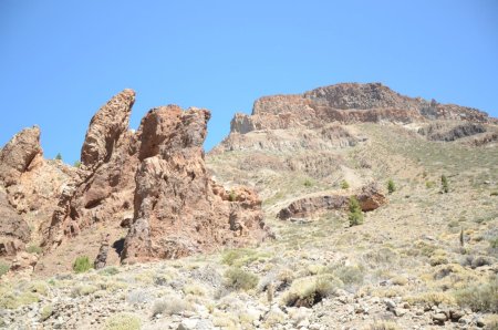 Sous la face nord du Guajara