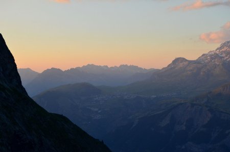 Couleurs du soir vers le Nord et Belledonne