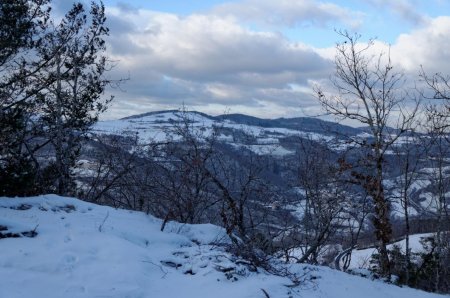 Monts du Lyonnais en hiver