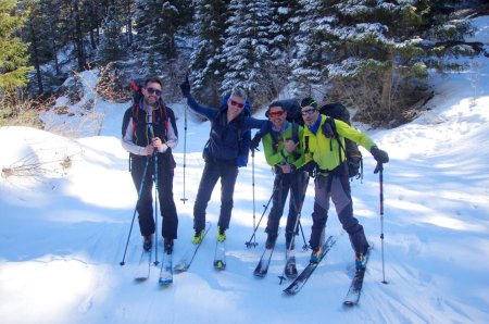 Départ de Valfrejus