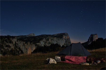 Première nuit sous tarp !