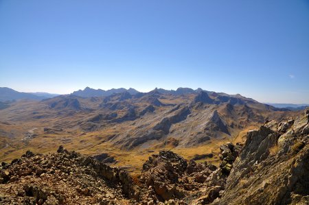 Panorama sur les Pyrénées espagnoles
