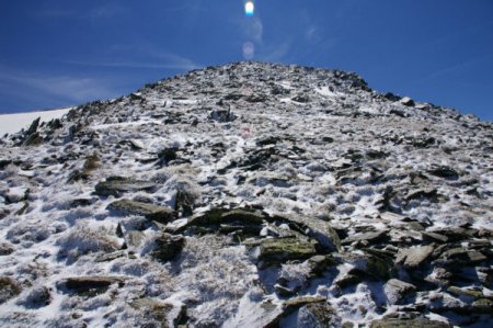 Ambiance glacière sur l antécîme du Puig de Coma d’Or