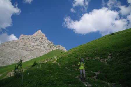 La face sud-ouest de la pointe de la Tête du Lauzon