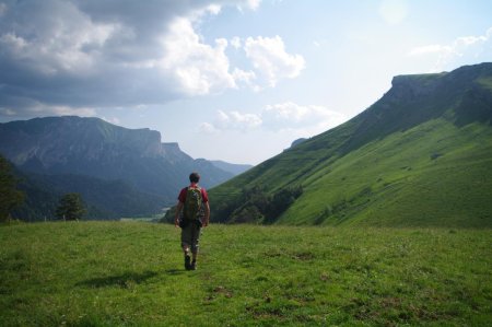 Prêt pour la seconde partie de la descente