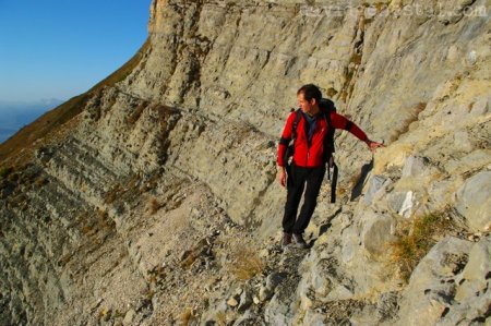 l’itinéraire sur le chemin du Pas des Terreaux