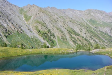 le lac Lacroix (ou de Ségure) inférieur.