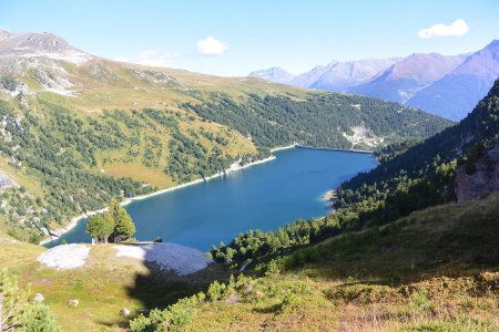 Le lac de Plan d’Amont enfin bleu !