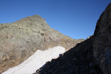 Névé dans la montée