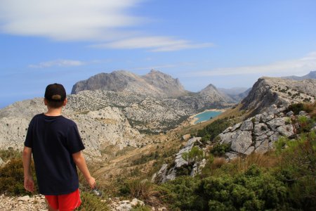 Vue sur le lac de Cuber