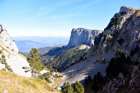 Vallon de descente du Pas de la Selle.