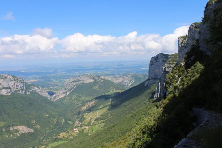 Montée vers le Pas de l’Allier