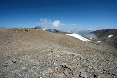 Arrivée sur la crête finale.