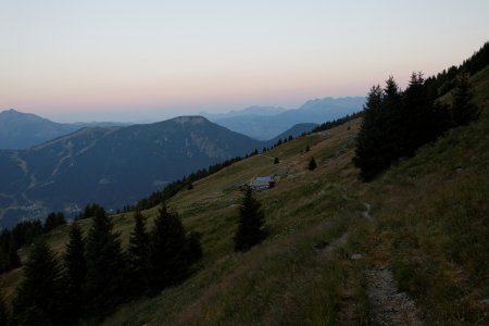 Regard arriere sur les chalets