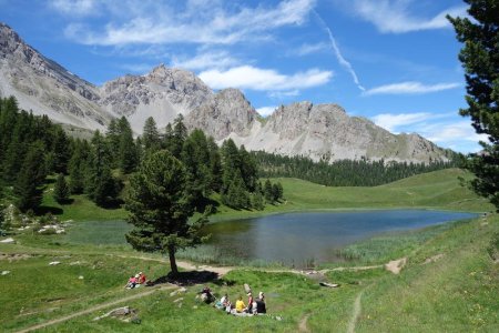 Le bout du lac Miroir