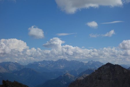 Aiguille de Chambeyron et Pics de la Font sancte