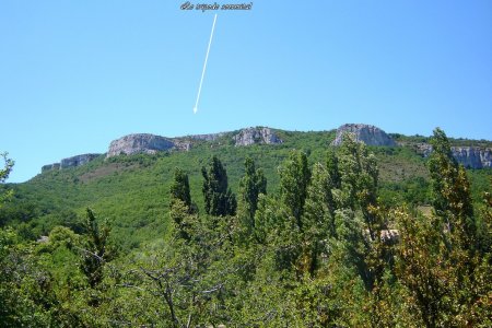 La Dent de Rez, vue du parking.