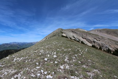 La crête de montée.