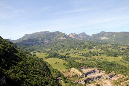 Depuis le belvédère du Bec du Corbeau