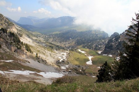 Depuis le col de Bellefont (Nord)